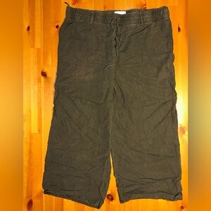 zara wide leg cropped pants